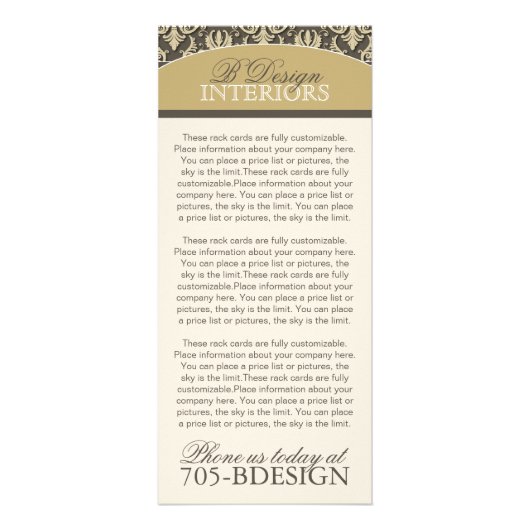 Rack Kaart voor interieurontwerper (Voorkant)