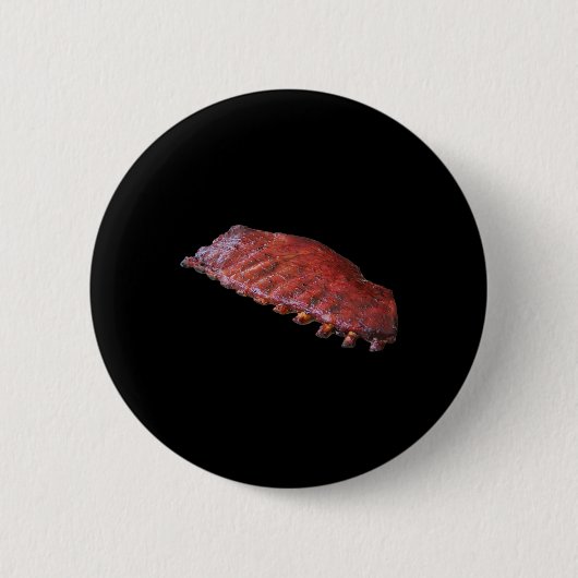 Rack Of Bbq Ribs  Ronde Button 5,7 Cm (Voorkant)