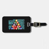 Rack-up Billiards Bagagelabel (Voorkant horizontaal)