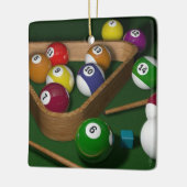 "Rack ze up"-spel van miljardairs Keramisch Ornament (Links)