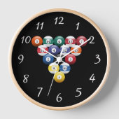 Rackbar Billiard Balls round clark (Voorkant)