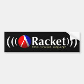 Racket Bumpersticker (Voorkant)