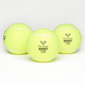 Racket Design, Pro Tennis Sport, gepersonaliseerd Tennisballen (Multi)
