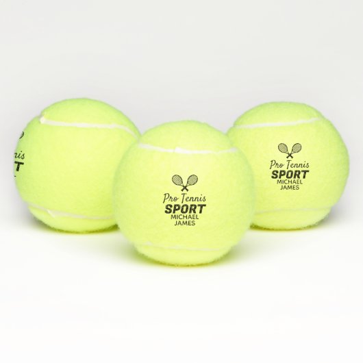 Racket Design, Pro Tennis Sport, gepersonaliseerd Tennisballen (Multi)
