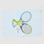 Racket en Bal Tennis Zweet Handdoek (Horizontaal)