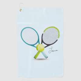Racket en Bal Tennis Zweet Handdoek