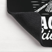 Racket Scientist - Badmintonspeler Atleet Shuttle Muismat (Hoek)
