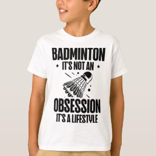 Racket Scientist Shuttle Badminton Speler T-shirt