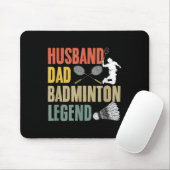 Racket Shuttle Sport Hobby Echtgenoot Vader Badmin Muismat (Met muis)