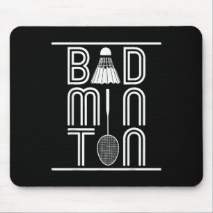 Racket Smash Shuttle Speler Badminton  Muismat