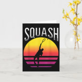 Racket Squash Ball Squash Court Badminton Kaart (Gele Bloem)
