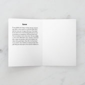 Racket Valentijnsdag Kaart met Love Quote (Binnen)