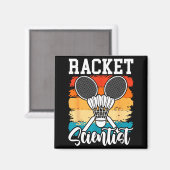 Racket Wetenschapper - Badminton Speler Atleet Shu Magneet (Voorkant / Achterkant)