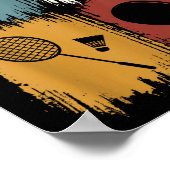 Racketlon, Toernooisport Met 4 Disciplines  Poster (Hoek)