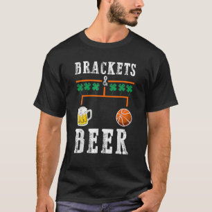 rackets en beer March Basketball college Tournam T-shirt