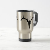 Rackgrafix Buck Skull Travel Mug Reisbeker (Voorkant rechts)