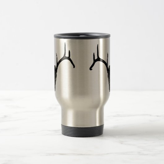 Rackgrafix Buck Skull Travel Mug Reisbeker (Center)