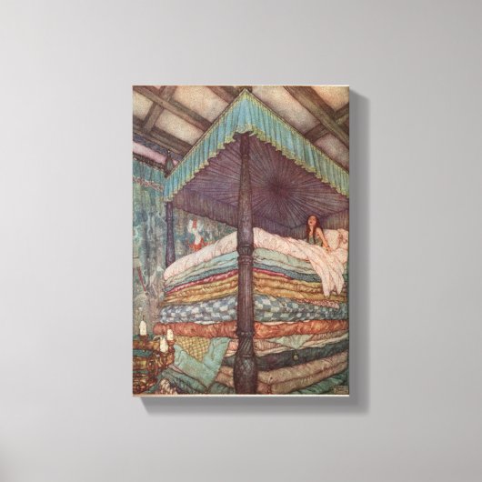 Rackham Fairytal Canvas Prinses en de Erwt (Voorkant)