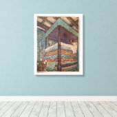Rackham Fairytal Canvas Prinses en de Erwt Afdruk (Insitu (Houten vloer))