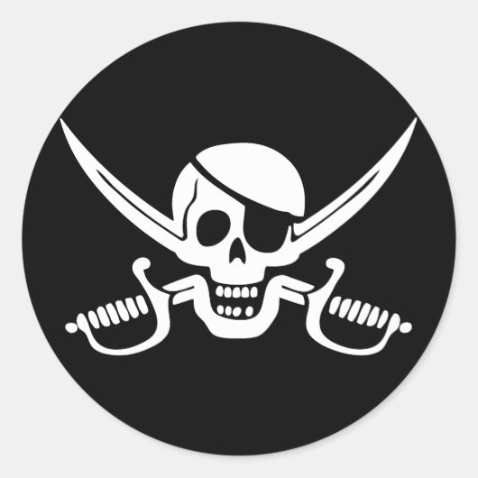 Rackham II Ronde Sticker (Voorkant)