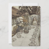 Rackham Mad Tea Party Alice in Wonderland Kaart (Voorkant)
