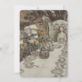  Rackham Mad Tea Party Alice in Wonderland Kaart (Voorkant)