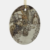 Rackham Mad Tea Party Alice in Wonderland Keramisch Ornament (Rechts)