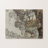 Rackham Mad Tea Party Alice in Wonderland Legpuzzel (Horizontaal)
