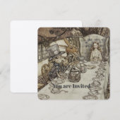 Rackham Mad Tea Party Alice in Wonderland Save The Date (Voorkant / Achterkant)
