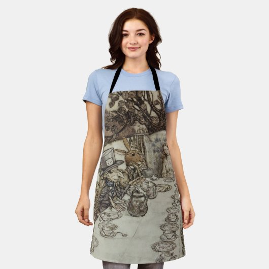 Rackham Mad Tea Party Alice in Wonderland Schort (Gedragen)