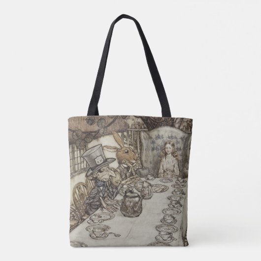  Rackham Mad Tea Party Alice in Wonderland Tote Bag (Achterkant)
