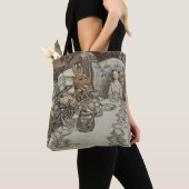 Rackham Mad Tea Party Alice in Wonderland Tote Bag (Dichtbij)