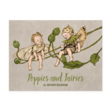 Rackham Poppies and fairies Shakespeare CC1258
