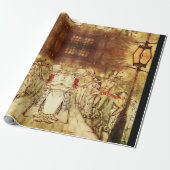 Rackham Scrooge Wrapping Paper Cadeaupapier (Uitgerold)