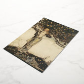 Rackham's Freya (Wagner) Goudfolie Briefkaarten (Gedraaid)