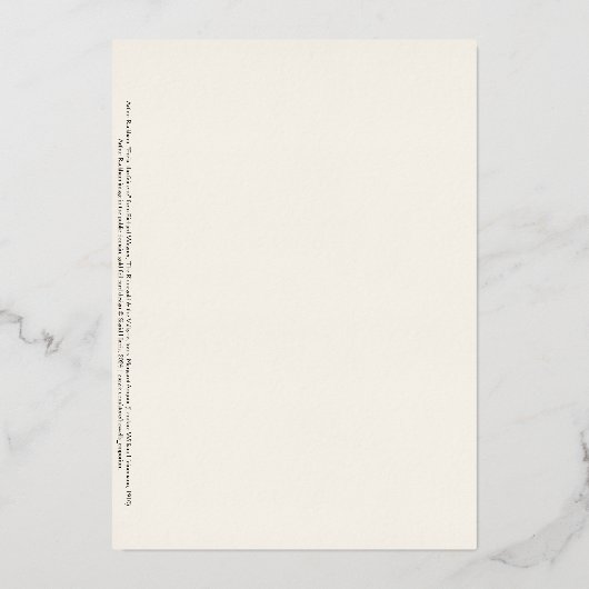 Rackham's Freya (Wagner) Goudfolie Briefkaarten (Achterkant)