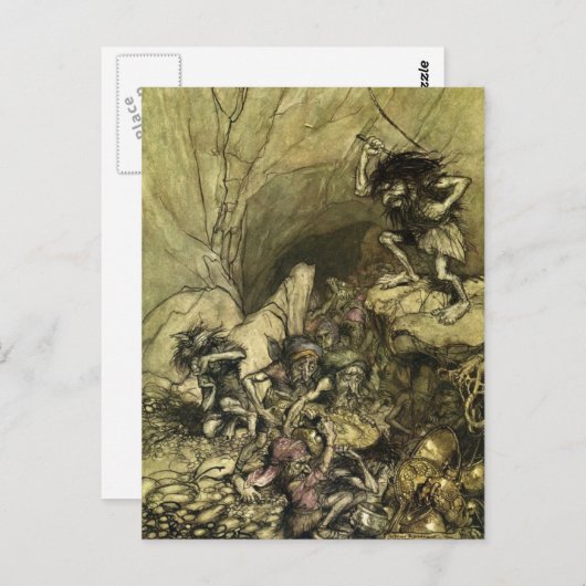 Rackham's Rhinegold Briefkaart (Voorkant / Achterkant)