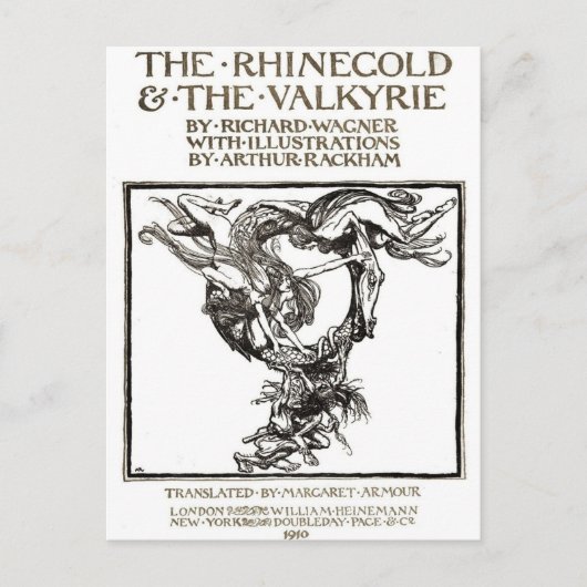 Rackham's Rhinegold Briefkaart (Voorkant)