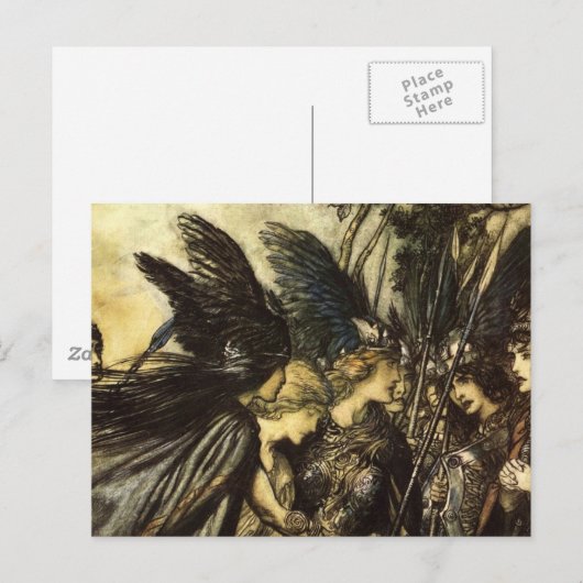 Rackham's Valkyrie Briefkaart (Voorkant / Achterkant)