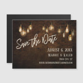 Rackings Edison lichten sparen de Datum Magnetisch (Voorkant / Achterkant)