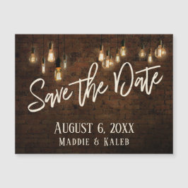 Rackings Edison lichten sparen de Datum Magnetisch