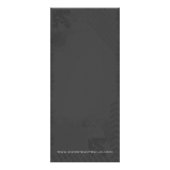 Rackkaart bouwcontractant Grunge Grey Reclamekaart (Achterkant)