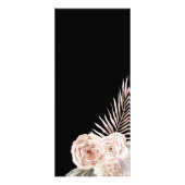 Rackkaart met prijzen voor tropische rozen reclamekaart (Achterkant)