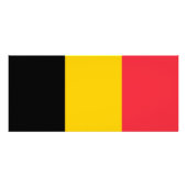 Rackkaart met vlag van België Reclamekaart (Achterkant)