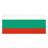 Rackkaart met vlag van Bulgarije Reclamekaart (Achterkant)