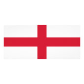 Rackkaart met vlag van Engeland Reclamekaart (Achterkant)