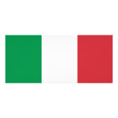 Rackkaart met vlag van Italië Reclamekaart (Achterkant)