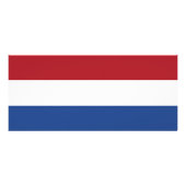 Rackkaart met vlag van Nederland Reclamekaart (Achterkant)