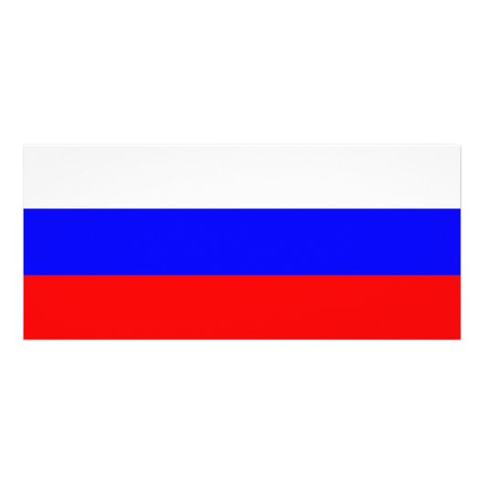 Rackkaart met vlag van Rusland Reclamekaart (Achterkant)