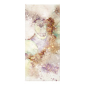 Rackkaart met waterverf- en goudolieprijs reclamekaart (Achterkant)